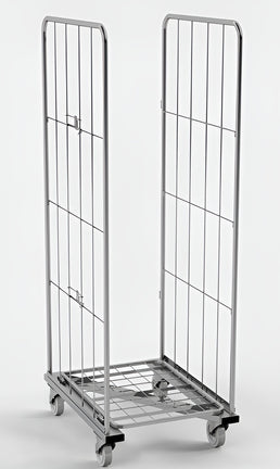 Container 800x600 H1810 mit unterem Z-Rahmen – Hoher Rollbehälter für stabile Lagerung