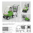 100-Liter-Einkaufswagen mit Kinderauto