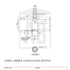 100 ml bernsteinfarbene Alpha-Glasflasche