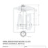 50 ml Miniatur-Spirituosen-/Essenzflasche aus Glas
