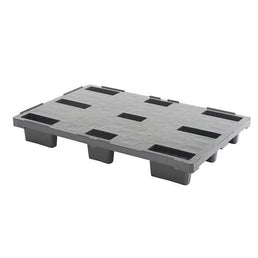 Plastic Container Pallet – 1140x760x155mm – Closed Deck – Nestable – 9 Legs