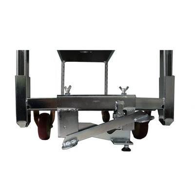 Bremse für dänischen Pflanzenroller – verzinkt, fußbetätigt, 400 kg Tragkraft