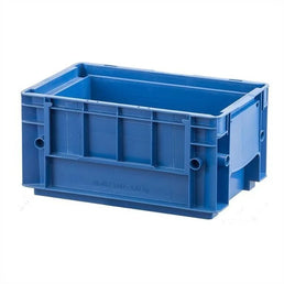 KLT Plastic Stacking Box – 297x198x147.5mm – 8.67 Litres – 4 Holes in Base – Reinforced Walls