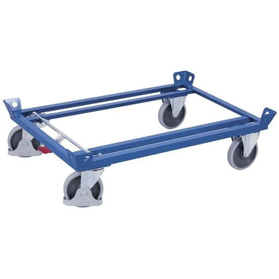 Metal Dolly – 1270x1070mm – Open Base, 500kg Capacity, TPR Wheels with Brake