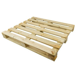 One-Way Wooden Pallet – 1200x1000x120mm – ISPM 15 Treated – 500kg Capacity