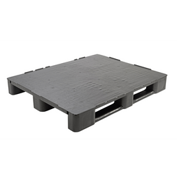 Plastic Pallet With Closed Deck - 1200x1000x145mm, Raised Edge