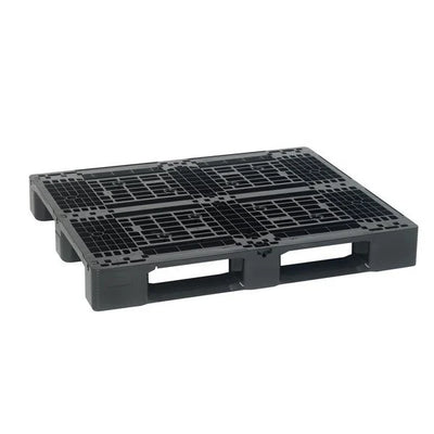 Plastic Pallet – 1200x1000x150mm – Open Deck, No Rim – Recycled PE