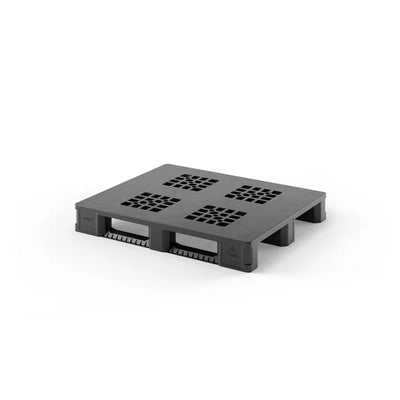 Plastic Pallet – 1200x1000x160mm – Recycled PP, Open Deck, 3 Runners