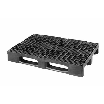 Heavy Duty Plastic Pallet – 1200x800x160mm – Open Deck with 3 Skids – 2500kg Dynamic Load