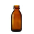 100 ml bernsteinfarbene Alpha-Glasflasche