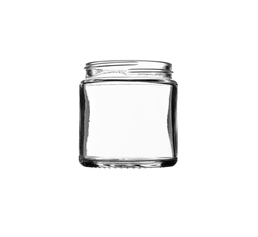 120 ml weißes, gedrungenes Glas aus Flintglas