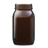 175ml Amber Glass Powder Jar
