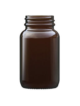 100 ml Braunglas-Pulverglas