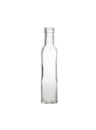 250ml White Flint Glass Marasca Olive Oil Bottle (Screw Neck)