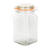 1300ml Ribbed Kilnclip Glass Jar