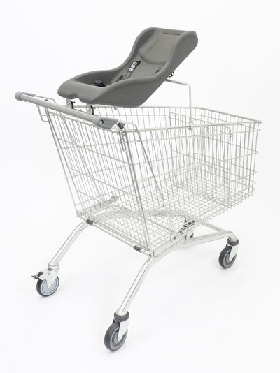 Shopping Trolley with Single Baby Seat, 212 Litre Capacity, 1095 x 590 x 1380 mm
