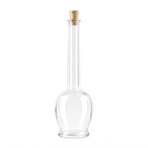 100ml Ravello Glass Oil Empty Bottle (Cork Opening)