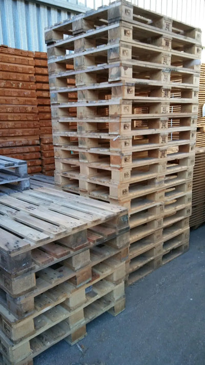 Used Block Pallet 1200 × 1000 × 144 mm – 1000 kg Dynamic Load