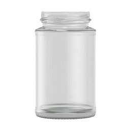 200ml Curry Paste Jar – Clear Glass Sauce & Condiment Jar