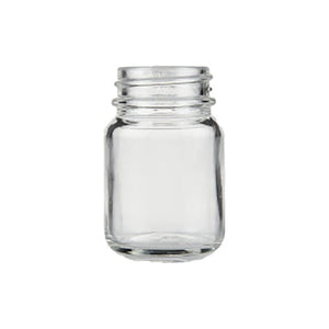 30 ml Klare Pulverdose – Weiße Flint-Kosmetik-Aufbewahrungsdose
