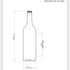 750ml Flintglas Bordelesa Einweg Weinflasche - Ardagh