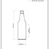 500ml Glas Ale Einweg-Bierflasche - Ardagh