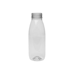 330 ml Runde PET-Saftflasche – Klare rPET-Flasche mit 38-mm-Hals