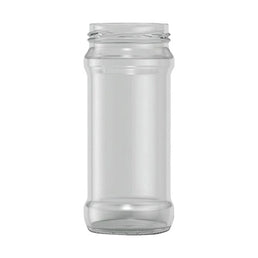 370ml Chutney Jar – Clear Glass Preserve Jar | Multiple Lid Options