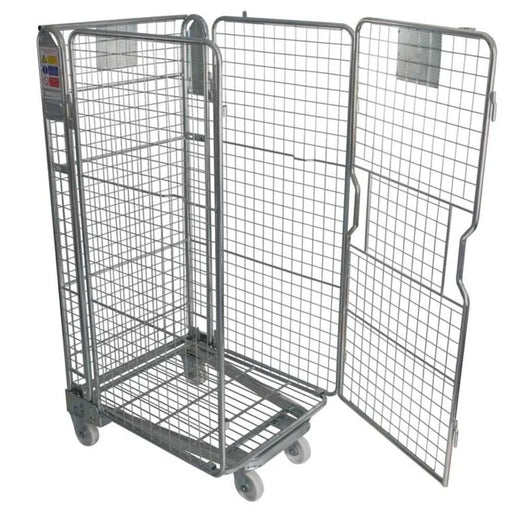 Refurbished 4-Sided Roll Cage | Heavy Duty Galvanised Roll Container | 500kg Capacity