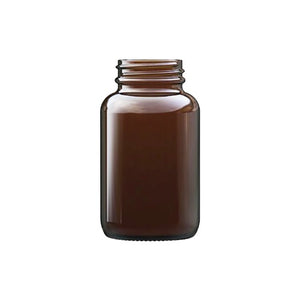 4oz Bernsteinfarbenes Pulverglas (120ml) – UV-schutzender Kosmetik- & Aufbewahrungsbehälter