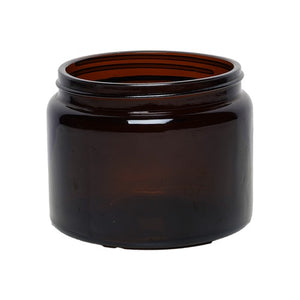 500 ml Bernsteinfarbenes Glasgefäß – UV-schutzender Kosmetik- & pharmazeutischer Behälter