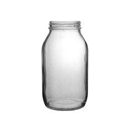 500ml Clear Glass Powder Jar – Cosmetic & Pharmaceutical Storage Jar
