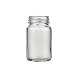 60ml Klare Glas-Pulverdose – Kosmetik- & Beauty-Aufbewahrungsdose
