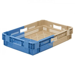22 Litre Bi-Colour 180° Stack & Nest Perforated Food Approved Container