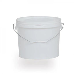 11 Litre White Airtight Food Approved Bin with Lid & Handle