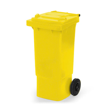 80 Litre Wheeled Waste Bin – HDPE Recycling & Wheelie Bin with Hinged Lid