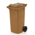120 Litre Wheeled Waste Bin – HDPE Recycling & Wheelie Bin with Hinged Lid