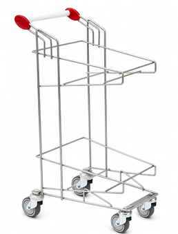 Vario XL Twin-Basket Einkaufswagen – Hochkapazitäts Einzelhandelswagen