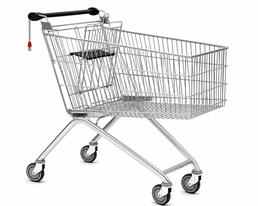 185L Extra-Tiefer Einkaufswagen – Avant-Serie