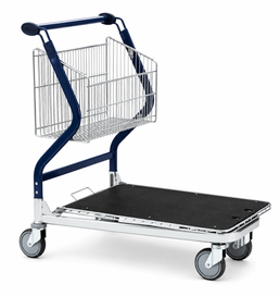 Vario 90 Transportwagen – Fester Korbwagen mit Sperrholzplattform