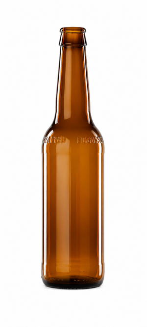 330ml Crown Neck Amber Beer Bottle