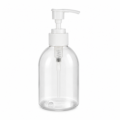 250ml Kunststoff-Dom-Toilette + weiße Wirtschaftspumpe