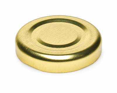 38MM Gold Button Twist-Off Cap RTB