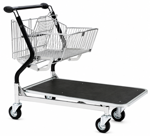 Vario 110S Transportwagen – Klappbarer Korbwagen mit Sperrholzplattform
