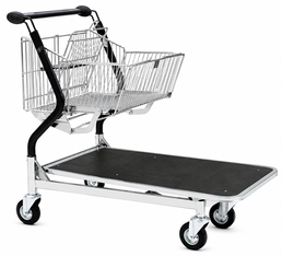 Vario 110S Transportwagen – Klappbarer Korbwagen mit Sperrholzplattform