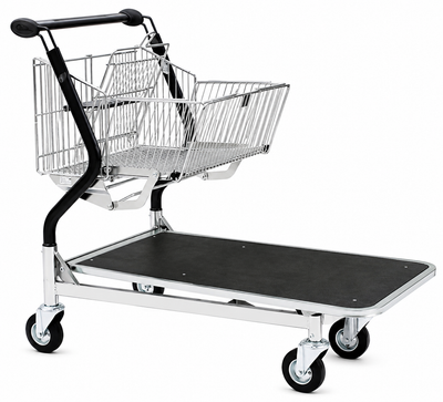 Vario 110S Transportwagen – Klappbarer Korbwagen mit Sperrholzplattform