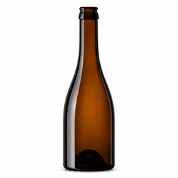 Alienor 33cl Dark Amber Glass Bottle – Crown Finish