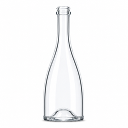 ALIENOR 75cl Extra Flint Sparkling Wine Bottle – Crown Finish