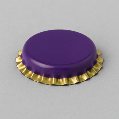 Lila Kronkorken für Bierflaschen – 26 mm