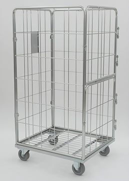 Container 800x700x1500 mit Fronttüren – Sicherer Rollbehälter für einfachen Zugang